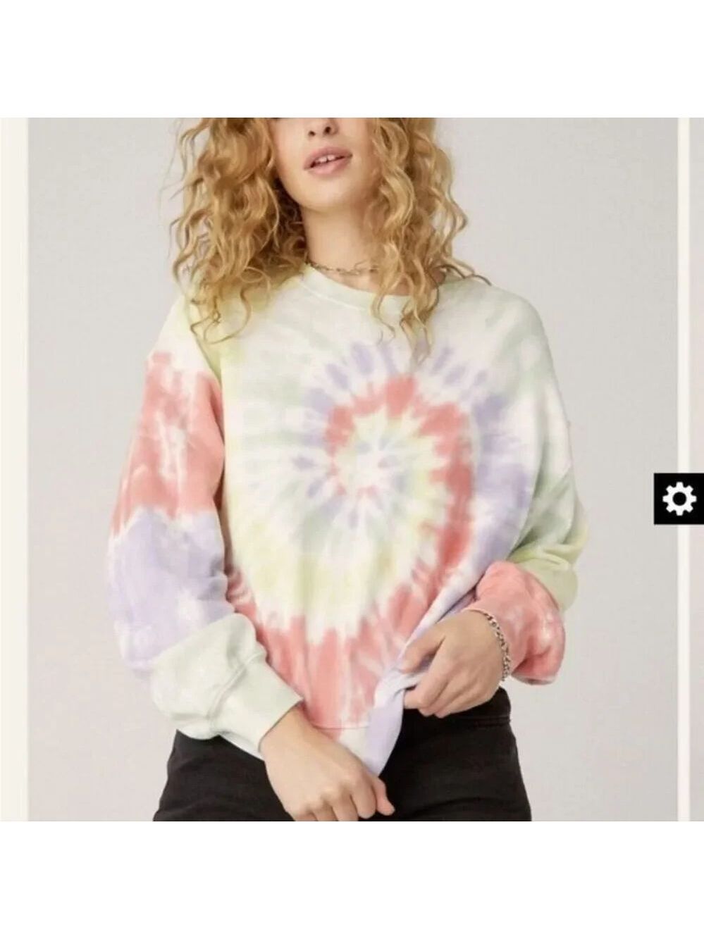 Nwot Daydreamer TIE DYE OVERSIZED CREW